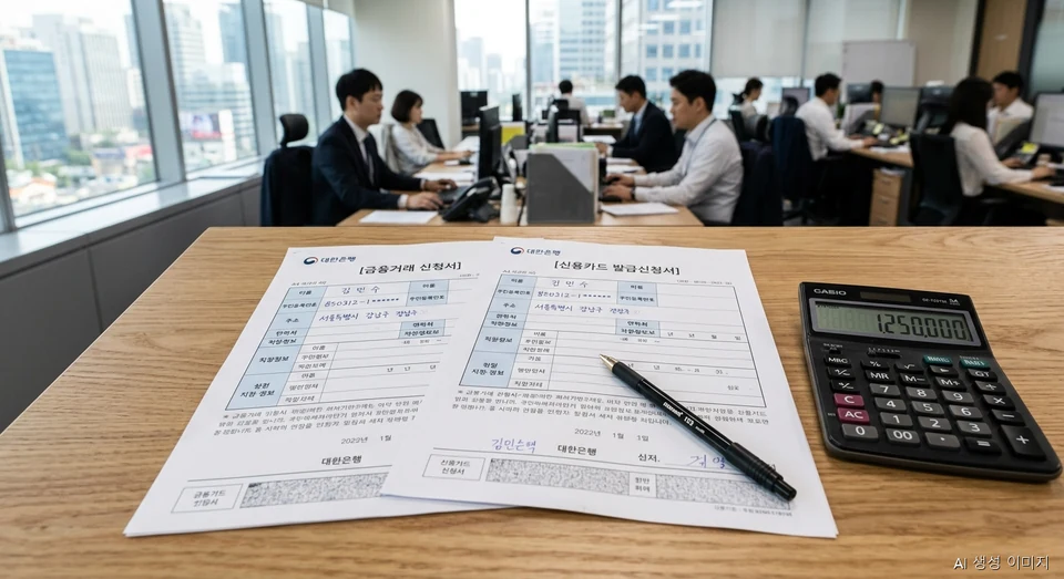 소상공인 정책자금 신청 서류 및 예방 수칙 관련 안내 이미지 (AI 생성 이미지)